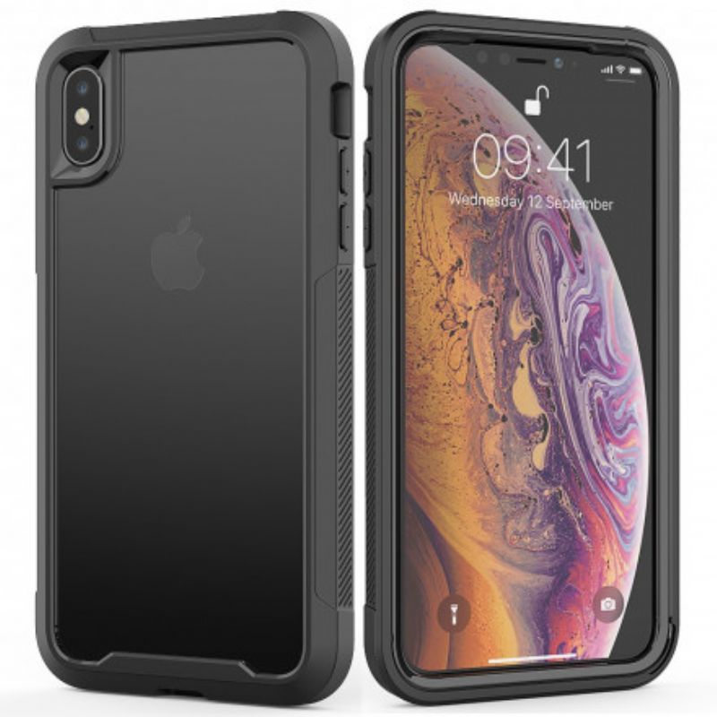 Cover iPhone X / XS Hybrid Klare Kofangerkanter