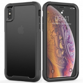 Cover iPhone X / XS Hybrid Klare Kofangerkanter