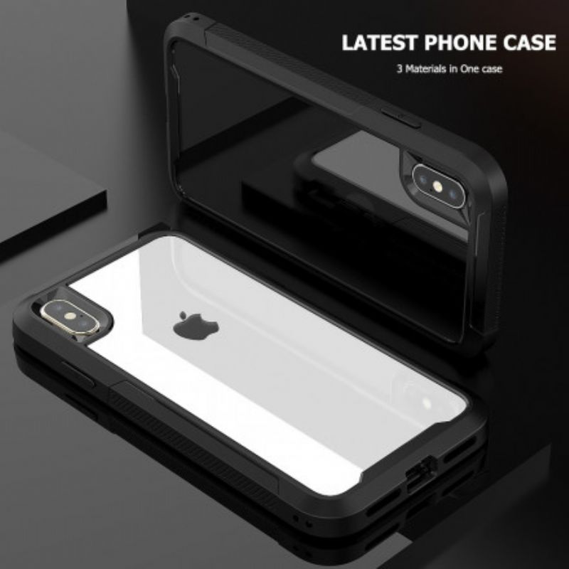 Cover iPhone X / XS Hybrid Klare Kofangerkanter