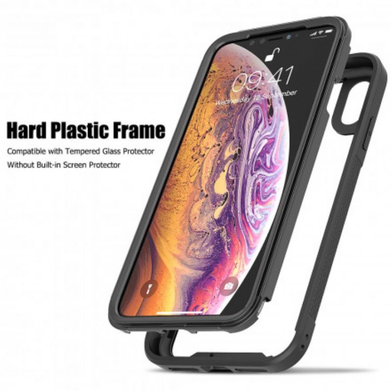 Cover iPhone X / XS Hybrid Klare Kofangerkanter