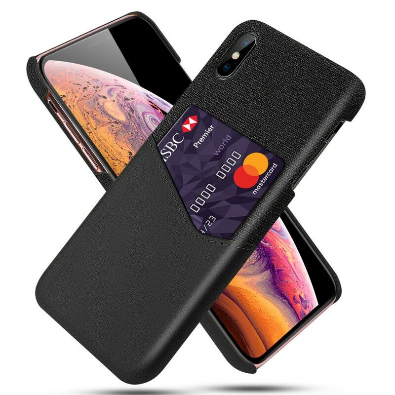 Cover iPhone X / XS Ksq Kortholder