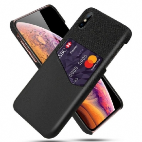 Cover iPhone X / XS Ksq Kortholder