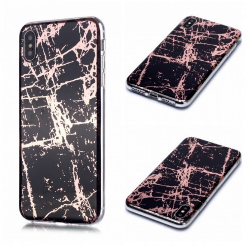 Cover iPhone X / XS Marmor Geometri Design