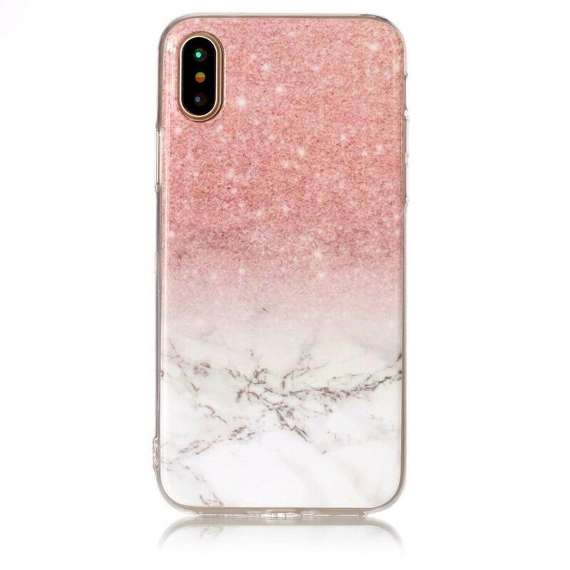 Cover iPhone X / XS Marmoreringseffekt