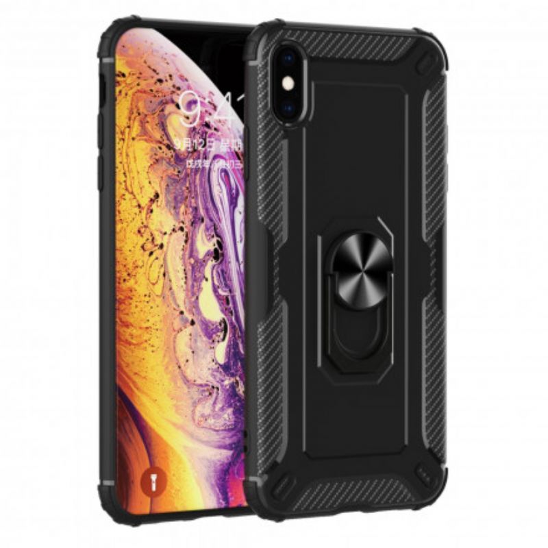 Cover iPhone X / XS Silicone Ring-støtte