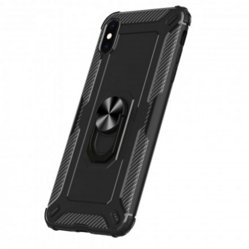 Cover iPhone X / XS Silicone Ring-støtte