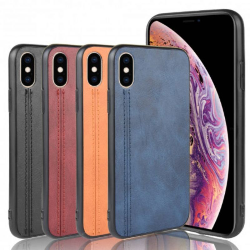 Cover iPhone X / XS Sømslædereffekt