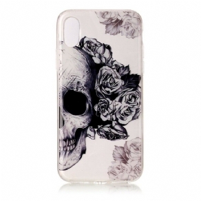 Cover iPhone X / XS Transparent Blomsterkranie