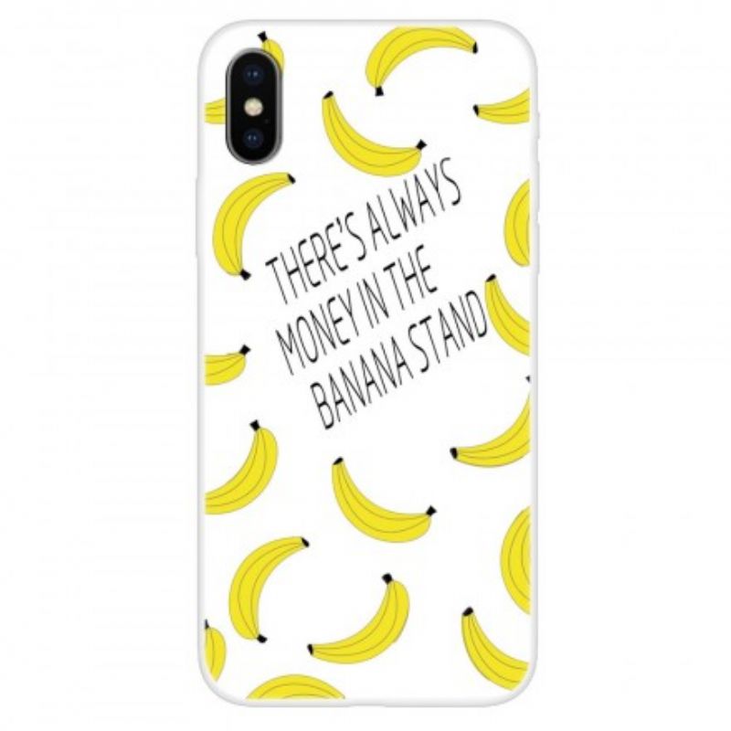 Cover iPhone X / XS Transparente Bananpenge