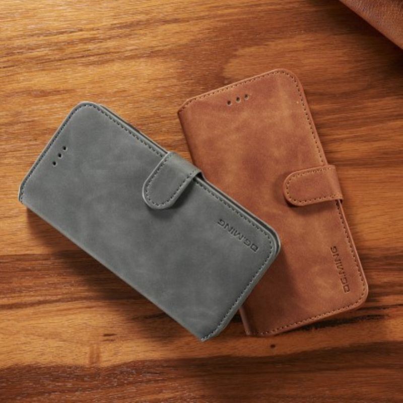 Flip Cover iPhone X / XS Dg.ming Retro