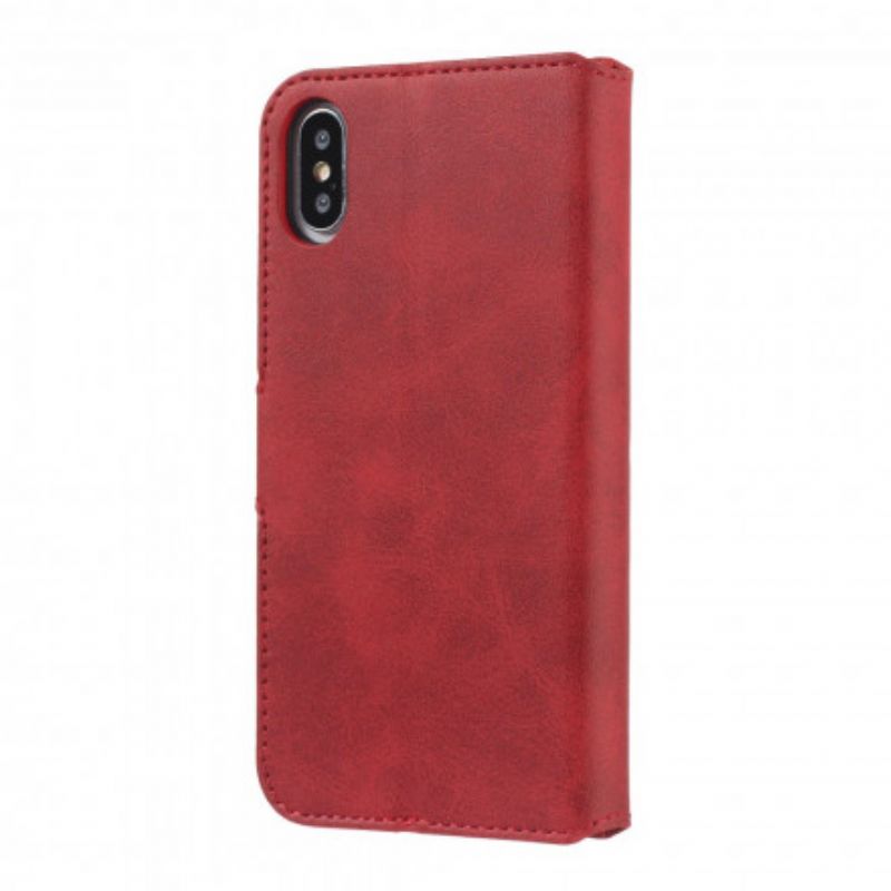 Flip Cover iPhone X / XS Ensfarvet