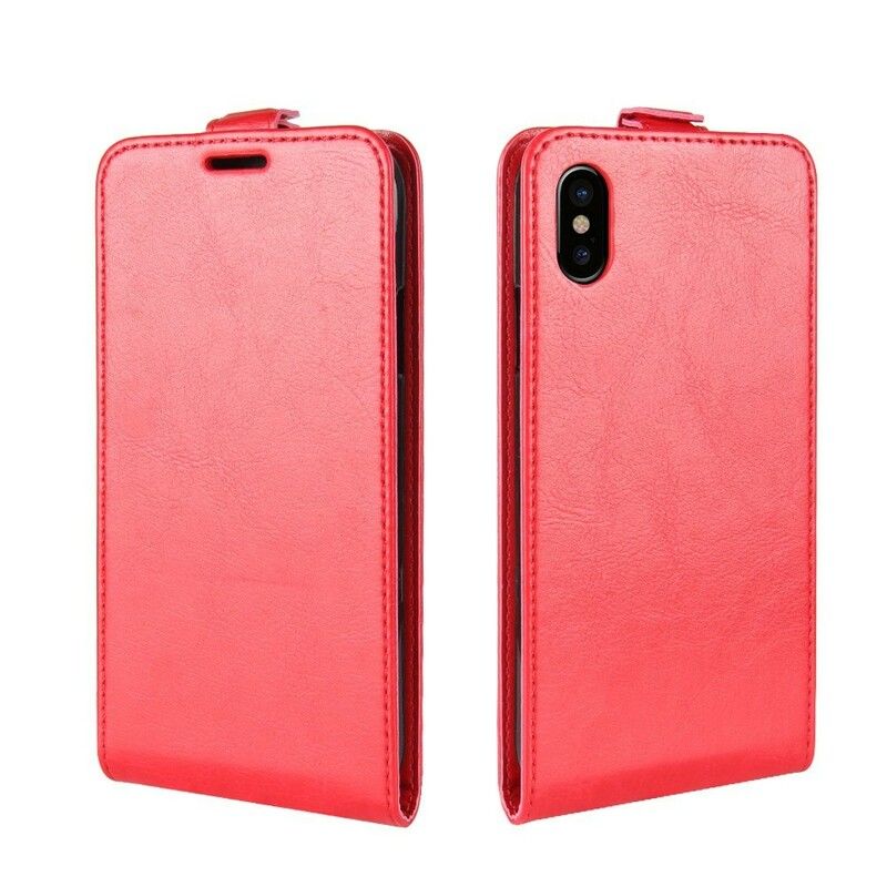 Flip Cover iPhone X / XS Læder Cover Foldbar