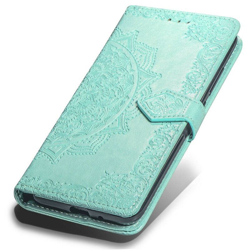 Læder Cover iPhone X / XS Middelaldermandala