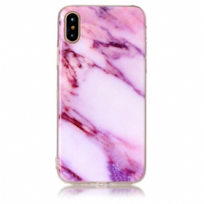 Mobilcover iPhone X / XS Marmor