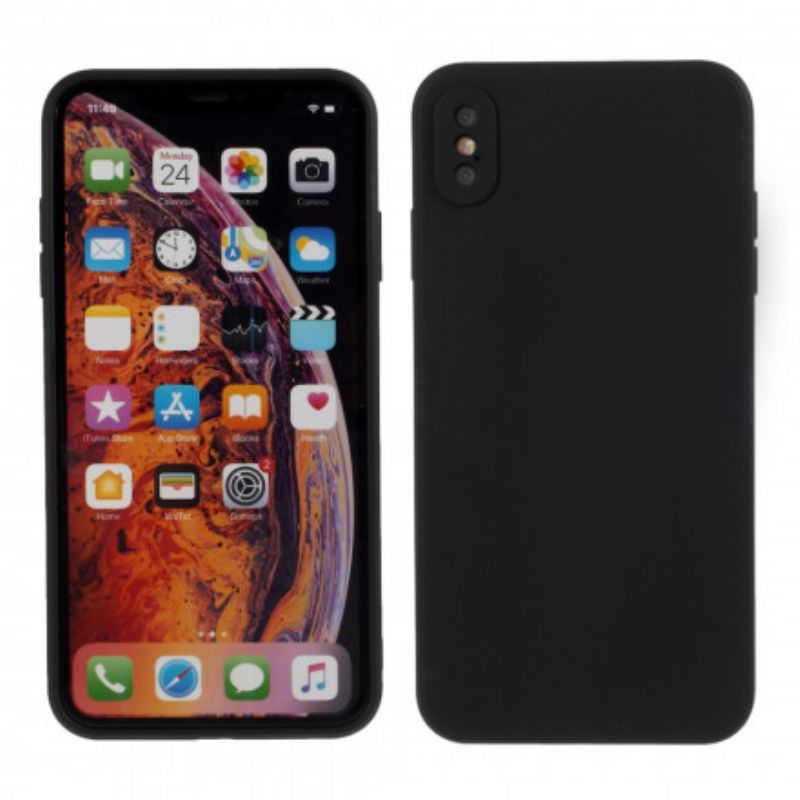 Mobilcover iPhone X / XS Mat Stiv Silikone