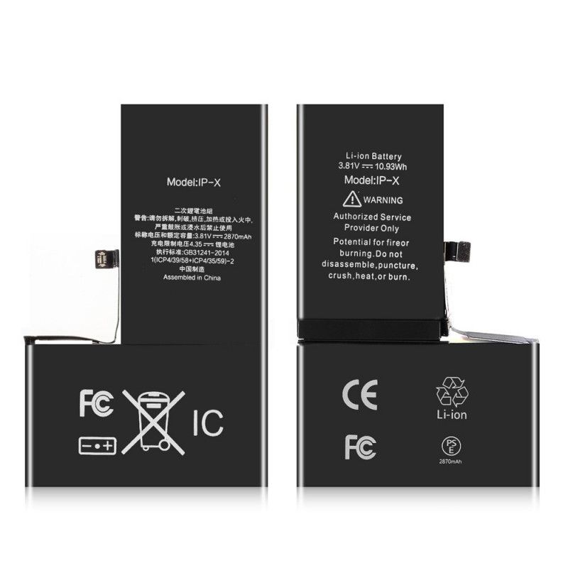 Udskiftningsbatteri Til iPhone X 2870 Mah Iparsexpert