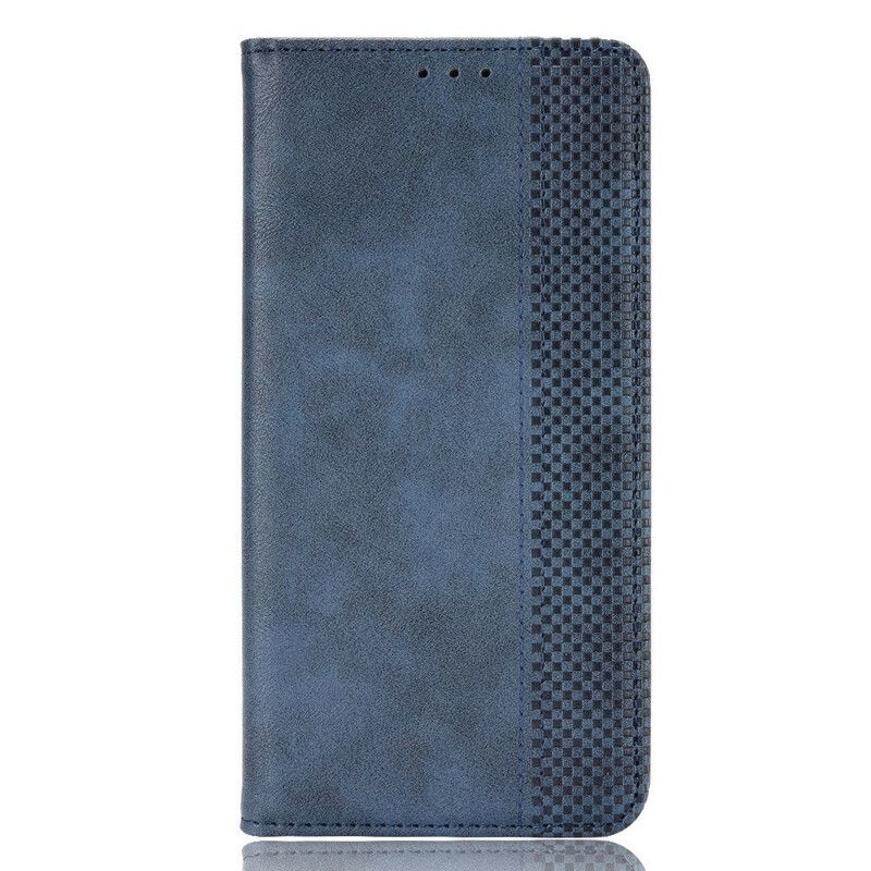 Cover Realme GT 5G Flip Cover Vintage Stiliseret Lædereffekt