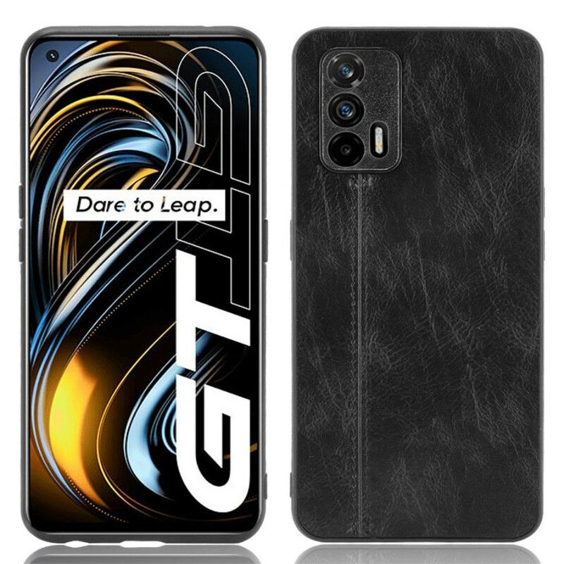 Cover Realme GT 5G Stil Lædersøm