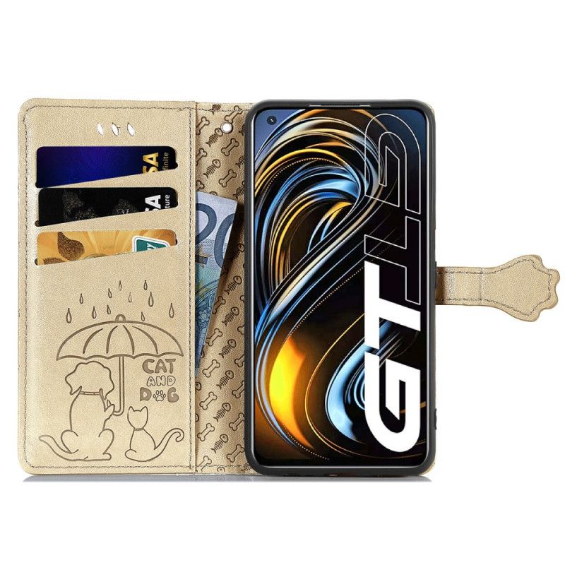 Flip Cover Realme GT 5G Animerede Dyr