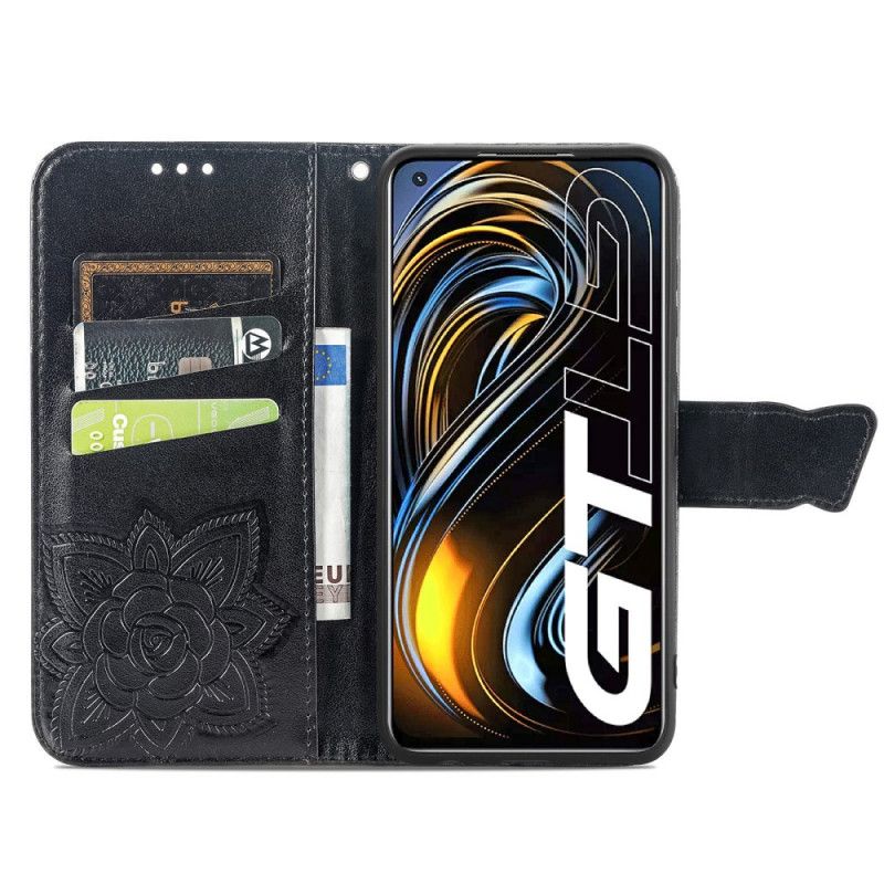 Flip Cover Realme GT 5G Halve Sommerfugle