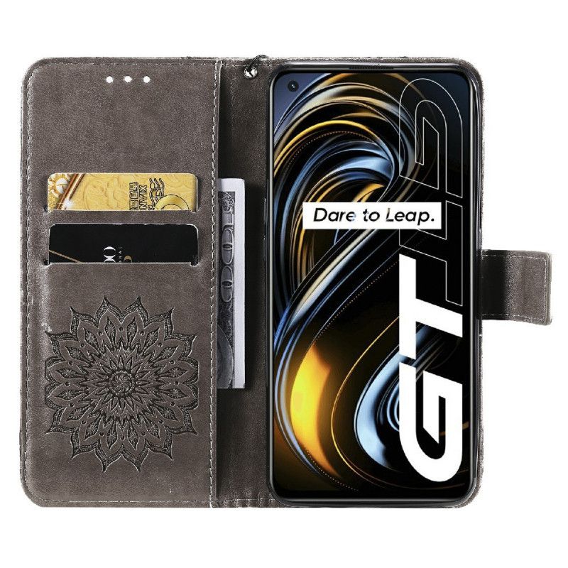 Flip Cover Realme GT 5G Solblomst