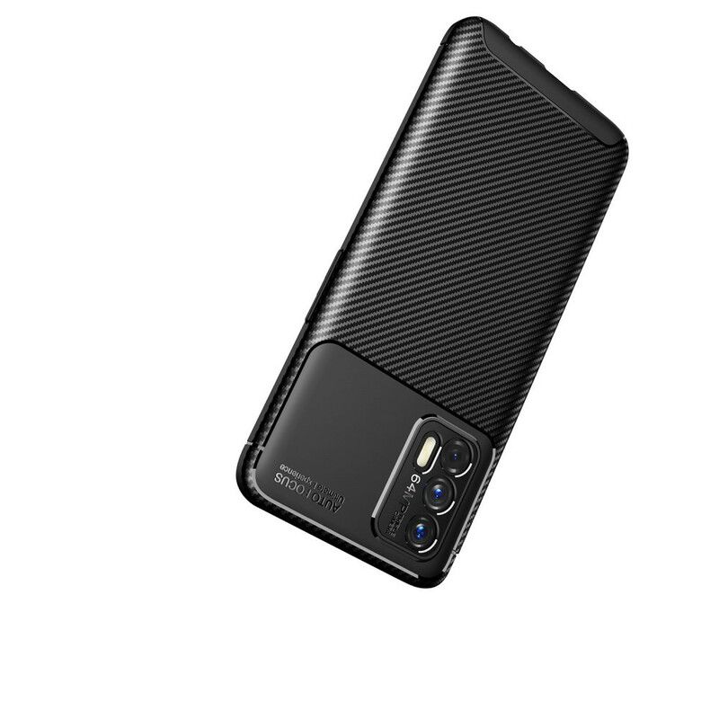 Mobilcover Realme GT 5G Fleksibel Kulfibertekstur