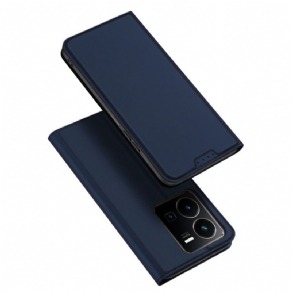 Cover Vivo Y22s Flip Cover Skin Pro Dux Ducis