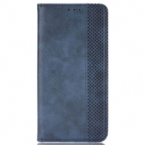 Cover Vivo Y22s Flip Cover Stilfuldt Imiteret Læder