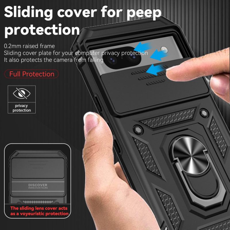 Cover Google Pixel 8a Telefon Etui Glidende Linsebeskytter