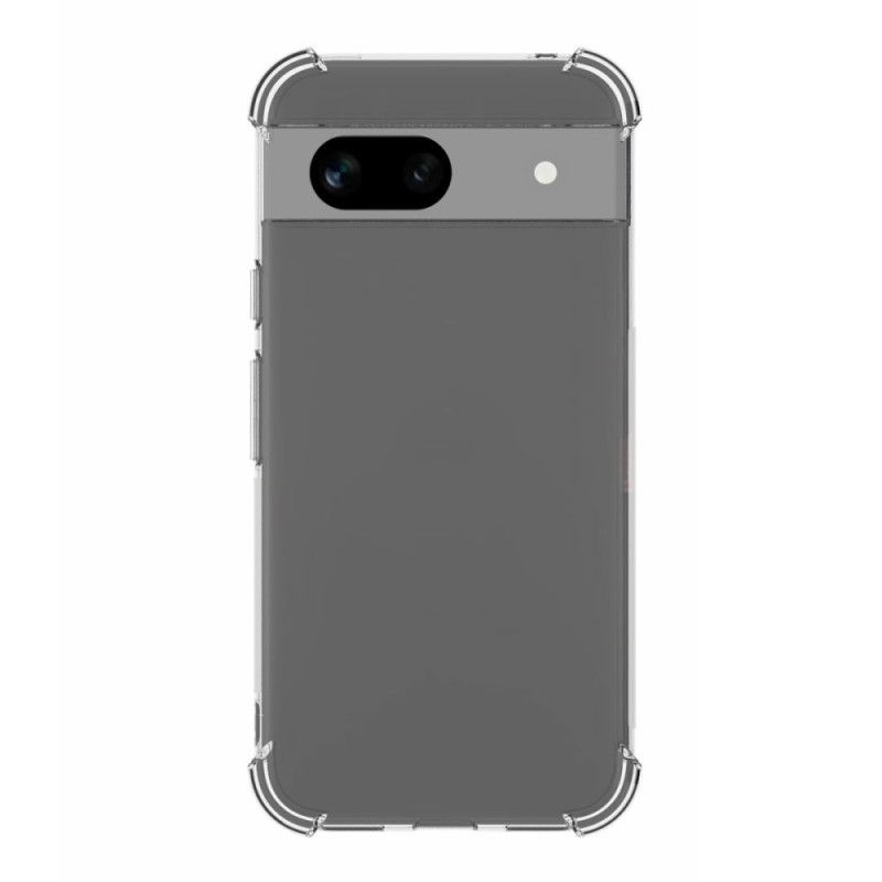 Cover Google Pixel 8a Telefon Etui Transparent Med Forstærkede Hjørner