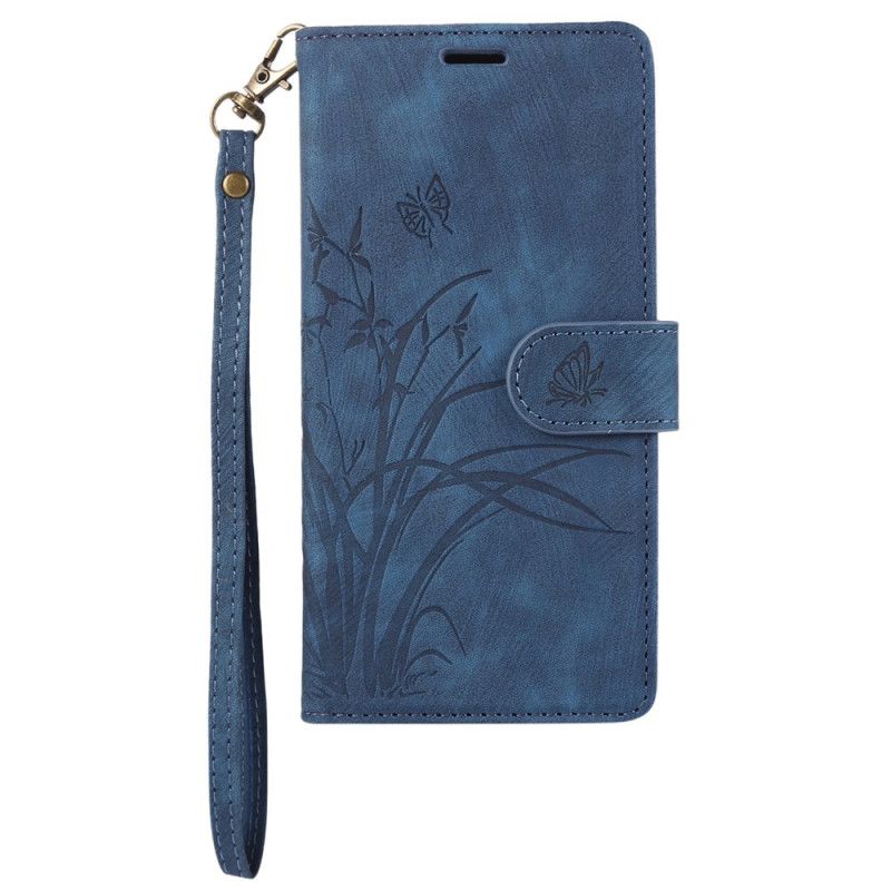 Flip Cover Google Pixel 8a Strop Orkideer