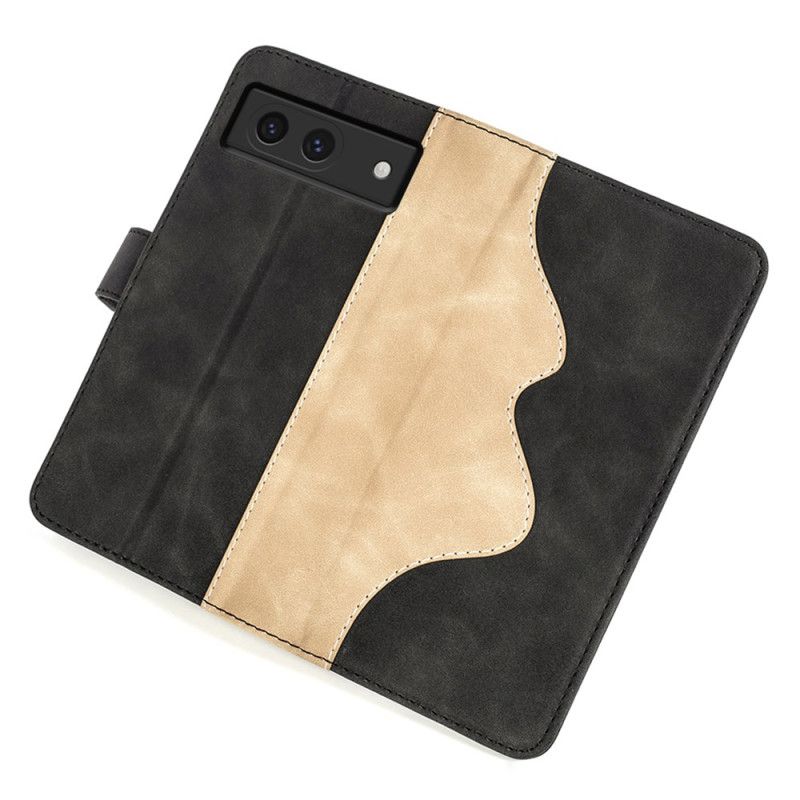 Flip Cover Google Pixel 8a Tofarvet Design