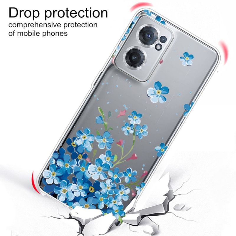 Cover OnePlus Nord CE 2 5G Blå Blomster