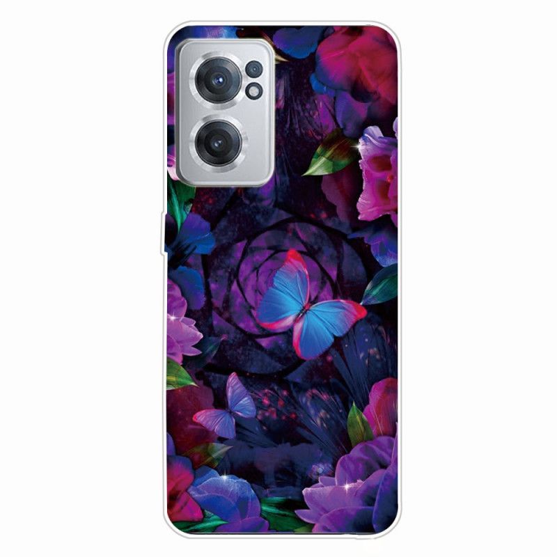 Cover OnePlus Nord CE 2 5G Brusende Sommerfugl