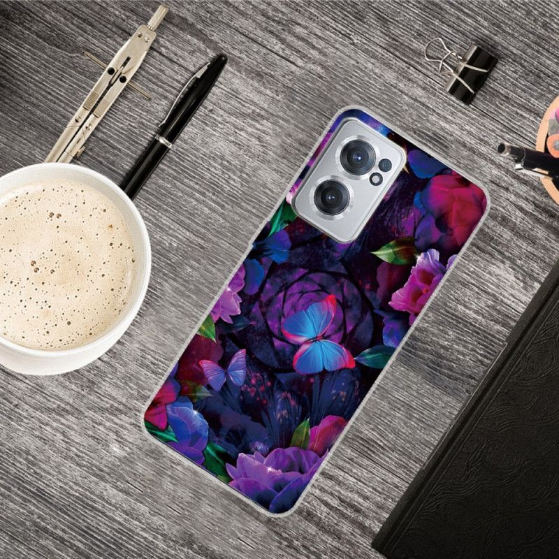 Cover OnePlus Nord CE 2 5G Brusende Sommerfugl