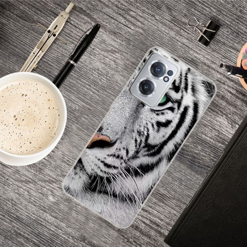 Cover OnePlus Nord CE 2 5G Hvid Tiger