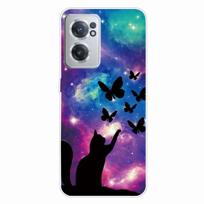 Cover OnePlus Nord CE 2 5G Kat Og Sommerfugle