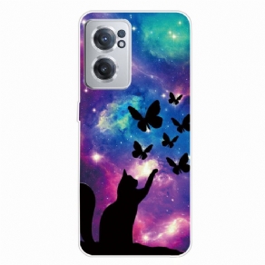 Cover OnePlus Nord CE 2 5G Kat Og Sommerfugle