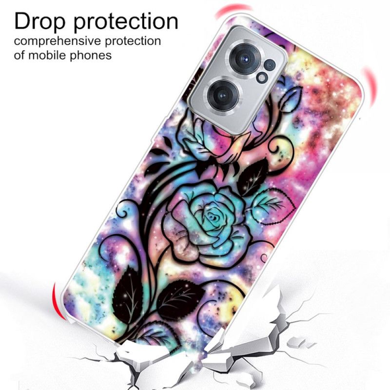 Cover OnePlus Nord CE 2 5G Psykedeliske Blomster