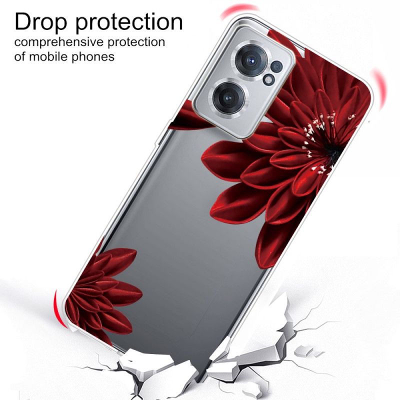 Cover OnePlus Nord CE 2 5G Scarlet Blomst