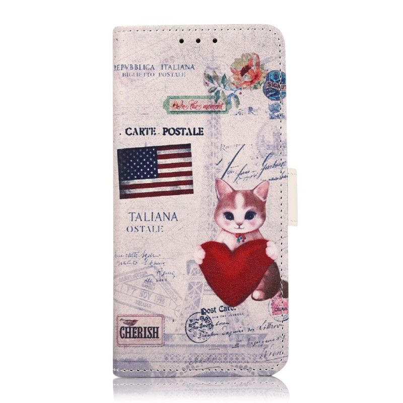 Flip Cover OnePlus Nord CE 2 5G Amerikansk Kat