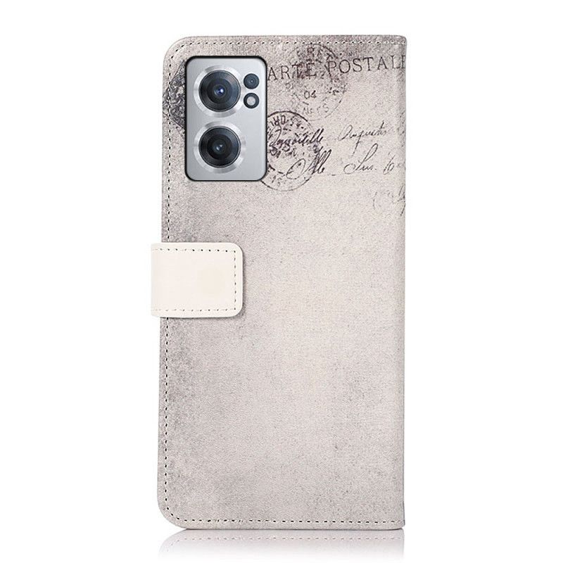 Flip Cover OnePlus Nord CE 2 5G Amerikansk Kat