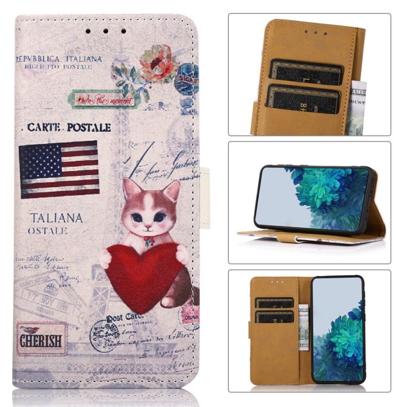 Flip Cover OnePlus Nord CE 2 5G Amerikansk Kat