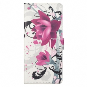 Flip Cover OnePlus Nord CE 2 5G Blomstrende