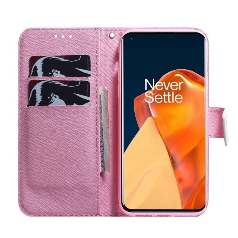 Flip Cover OnePlus Nord CE 2 5G Ensom Blomst