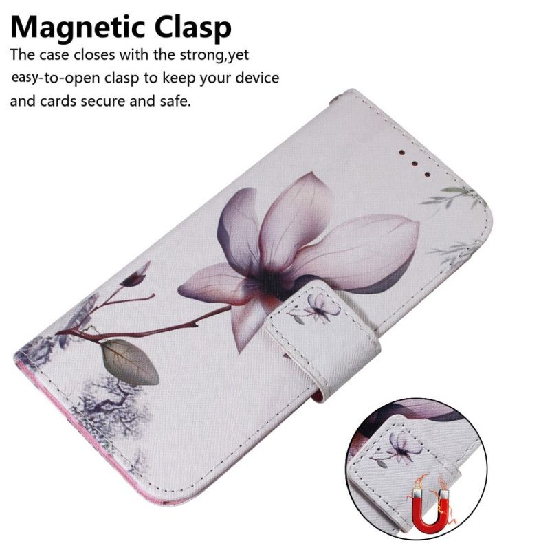 Flip Cover OnePlus Nord CE 2 5G Ensom Blomst