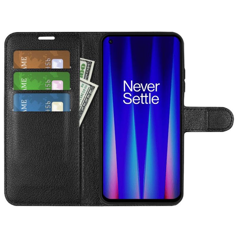 Flip Cover OnePlus Nord CE 2 5G Faux Læder Litchi