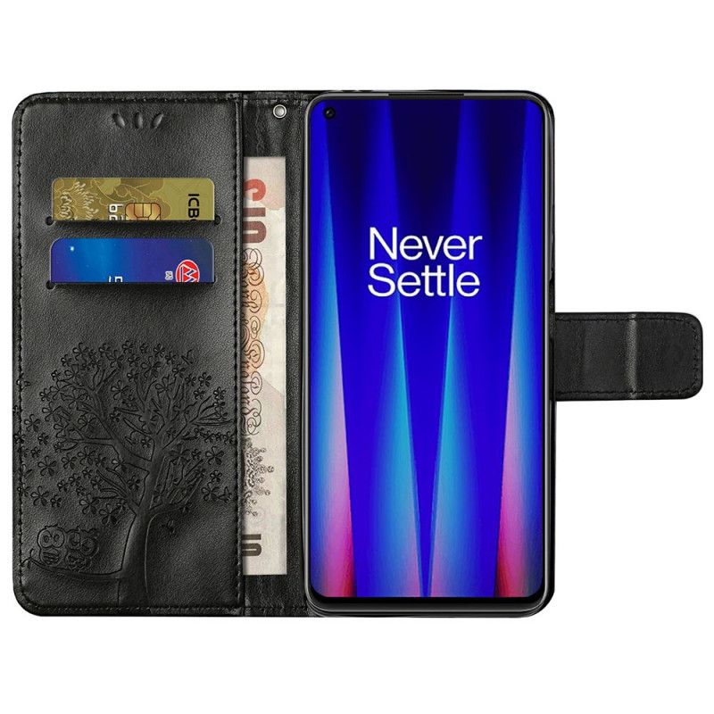 Flip Cover OnePlus Nord CE 2 5G Graveret Træ