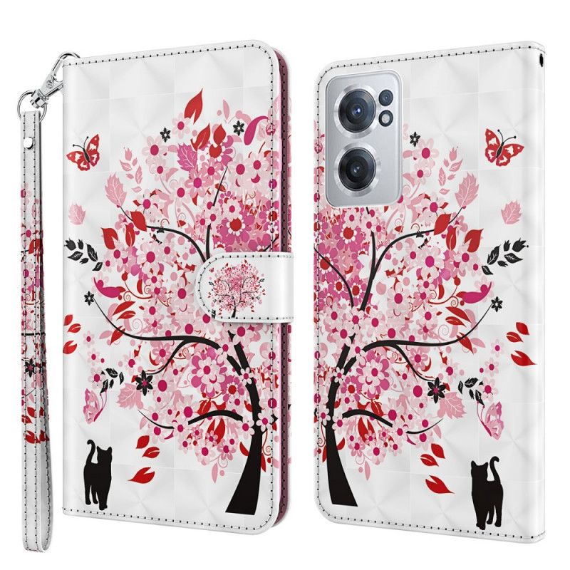 Flip Cover OnePlus Nord CE 2 5G Kirsebærblomst