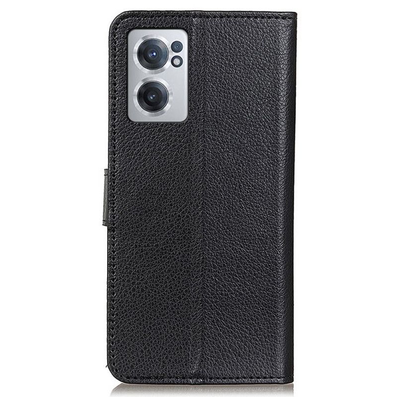 Flip Cover OnePlus Nord CE 2 5G Lichi Tekstur